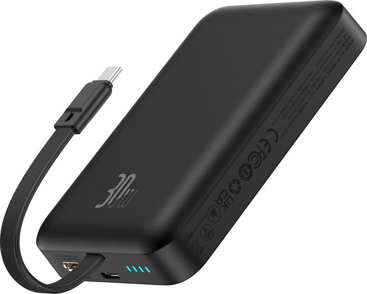 Actual product image Baseus Powerbank Magnetic Mini 10000mAh 30W MagSafe (black) (10000 mAh, 30 W, 37000 Wh)