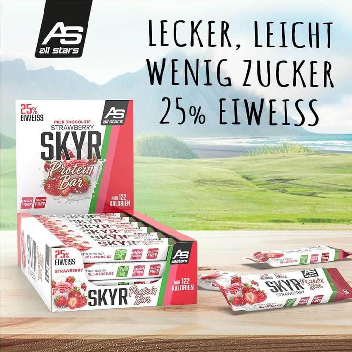 Produktbild All-Stars SKYR Bar (Erdbeere, 24 Stk., 840 g)