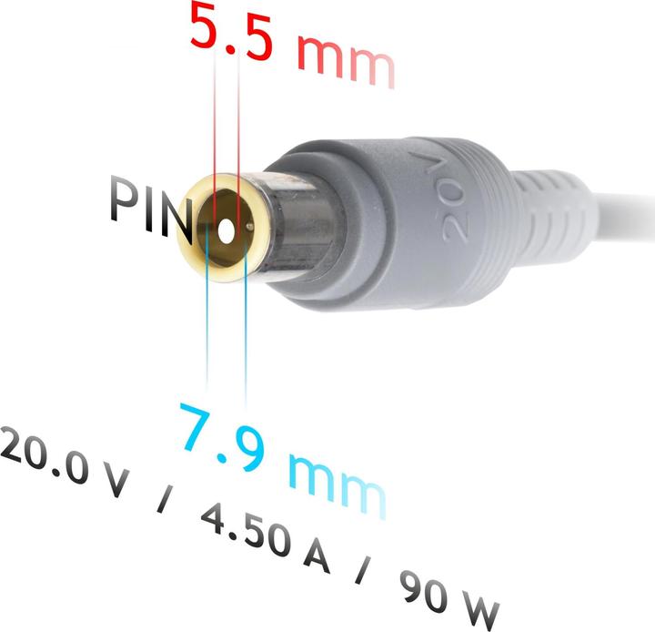 Produktbild Akyga AK-ND-18 - Notebook - Indoor - 100 - 250 V - 55 +/- 5 Hz - 90 W - 20 V (90 W)