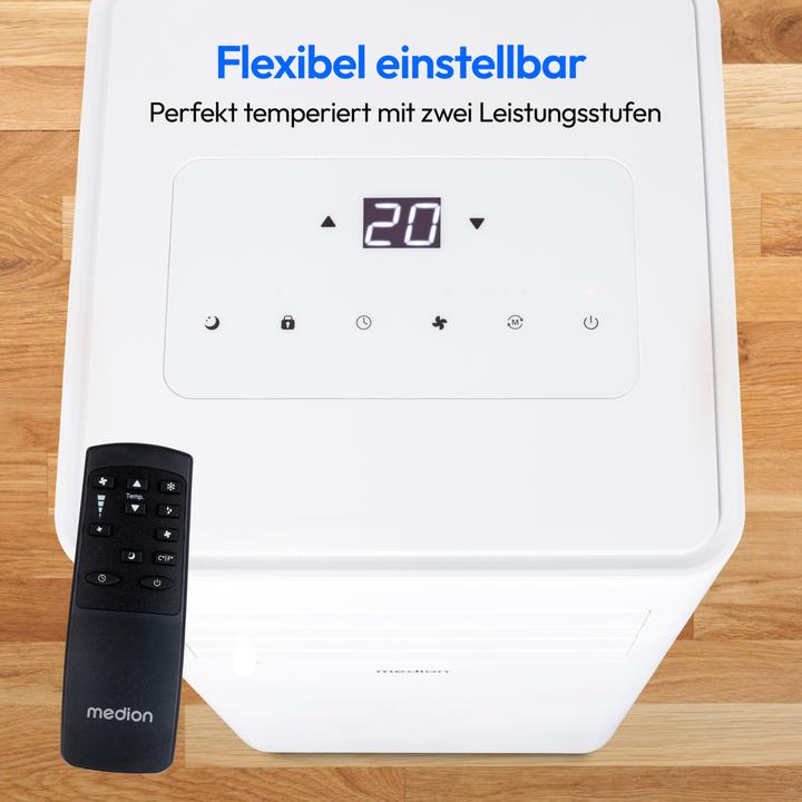 Produktbild Medion LIFE® E701 KLIMAANLAGE (MD 37730) Kühlen, Entfeuchten und Ventilieren, Kühlleistung 7.000 BTU, Kühlm (25 m², 7000 BTU/h)