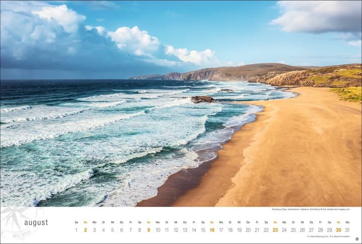 Actual product image Schottland Globetrotter Kalender 2026 - Von wilden Küsten, Seen und Bergen (Hardcover, German)