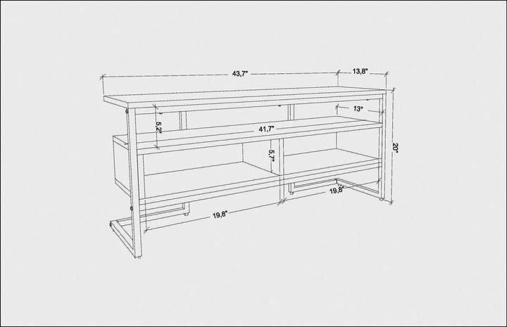 Actual product image Kalune Design Anaïs (110 x 35 x 50 cm)