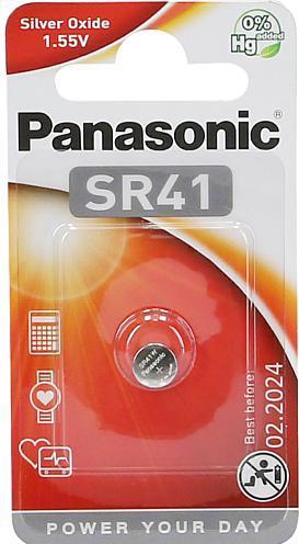 Immagine prodotto Panasonic Ossido d'argento SR41 (1 pz., LR41, 45 mAh)