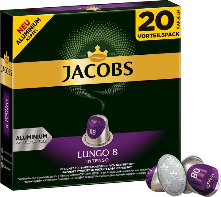 Jacobs Lungo 8 Intenso (20 x Port.)