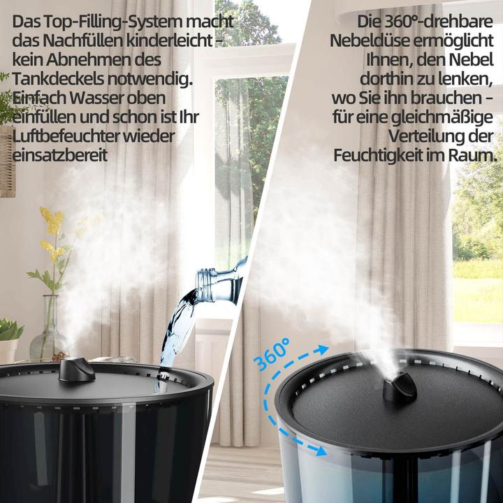 Produktbild Be Cool BE COOL Warm-/Kaltluft-Luftbefeuchter – 5L Tank (35 m²)