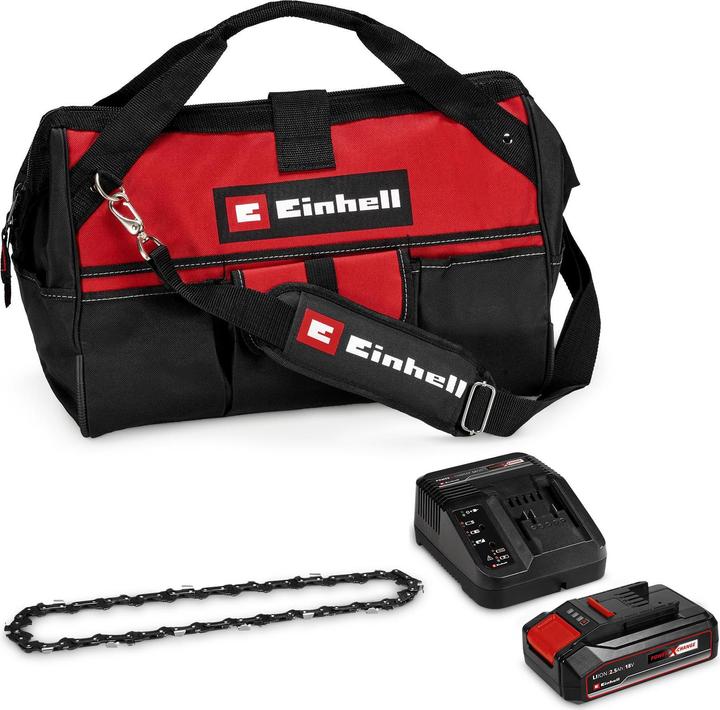 Actual product image Einhell Akku-Astkettens?ge GE-PS 18/15 Li Bag Kit (Battery chain saw)