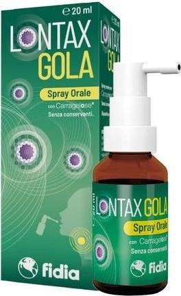 Immagine prodotto Fidia FidiLONTAX GOLA ORALE SPRAY Aromatizzato alla ciliegia Flacone da 20ml Gola Spray (20 ml, Spray per bocca)