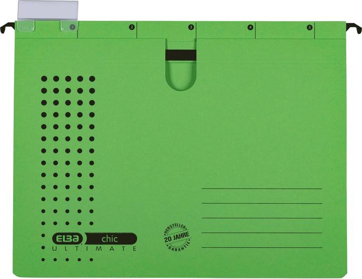 Actual product image Elba hanging file chic, professional stapling, A4, green (A4, 25 x)