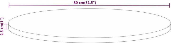 Produktbild VidaXL Kandace (80 x 2,5 cm)