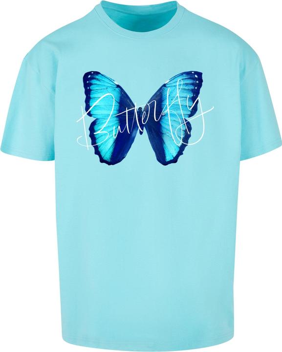 Actual product image Merchcode Butterfly Blue Heavy Oversized Tee - 117559 (S)