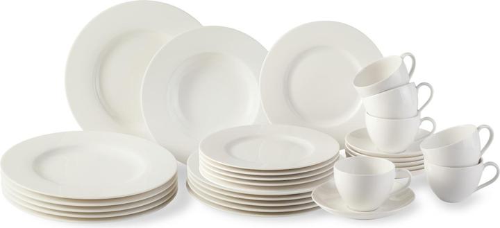 Produktbild Vivo by Villeroy & Boch Kombiset Basic White (30 Stück)