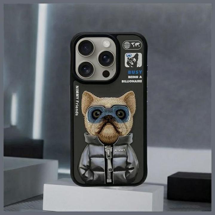 Produktbild Audi Nimmy case iPhone 15 Pro Max 6.7" black Cool&Cute 2.0 Dog (Apple iPhone 15 Pro Max)
