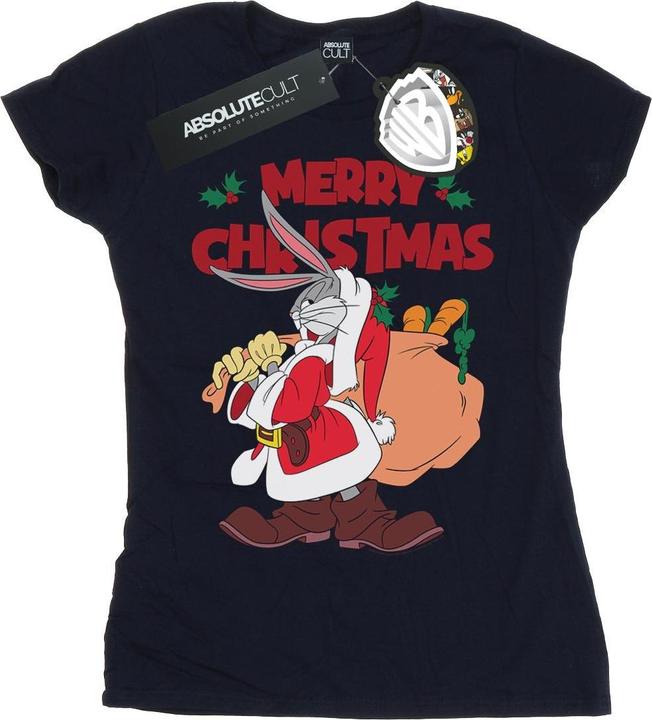 Looney Tunes Santa Bugs Bunny TShirt (XL)