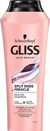 Produktbild Schwarzkopf Gliss Kur - Split Ends Miracle Regenerating Shampoo (Sealing Shampoo) - Volume: 250 ml (250 ml, Flüssiges Shampoo)