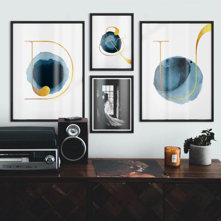 Produktbild Trenddeko Das goldene U (50 x 60 cm)