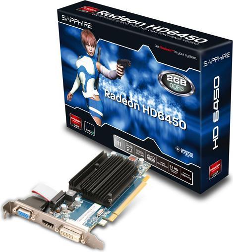 Produktbild Sapphire Radeon HD 6450 (2 GB)