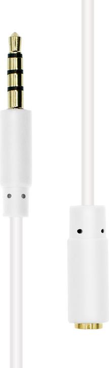 Actual product image ProXtend Mini-Jack 4-Pin Slim Extension Cable White 10M (10 m)
