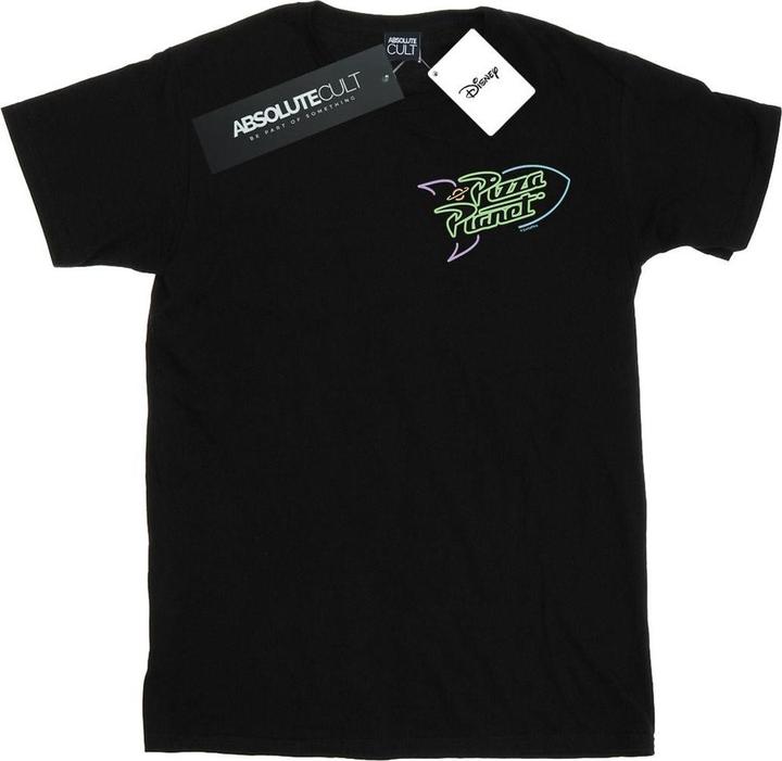 Disney Toy Story Neon Pizza Planet Breast Print TShirt (S)