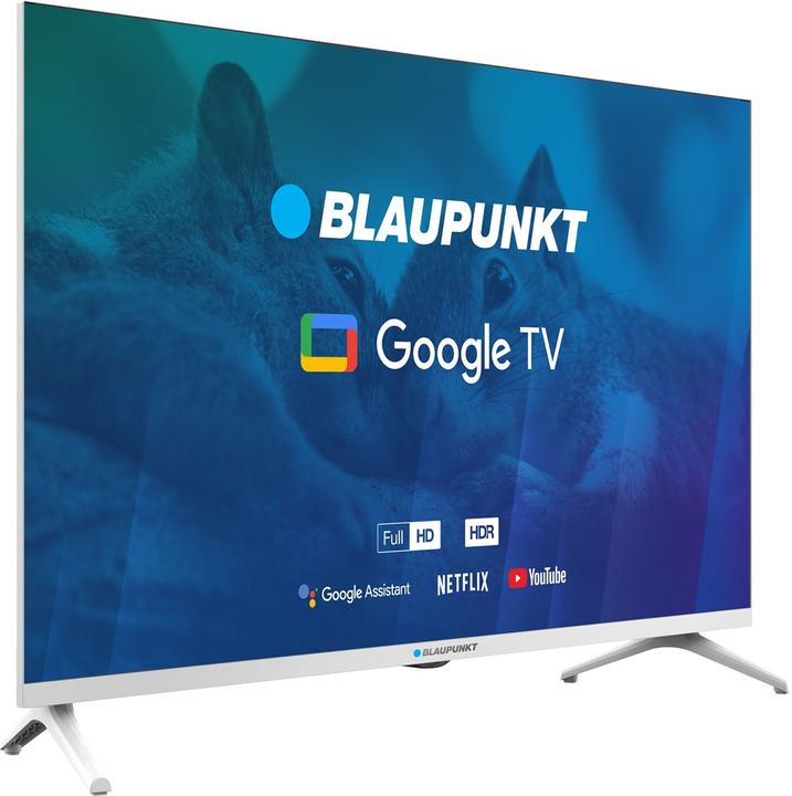 Immagine prodotto Blaupunkt TV 32 32FBG5010S Full HD DLED GoogleTV Dolby Digital Plus WiFi 2 4-5GHz BT bianco (32", LCD, Full HD)
