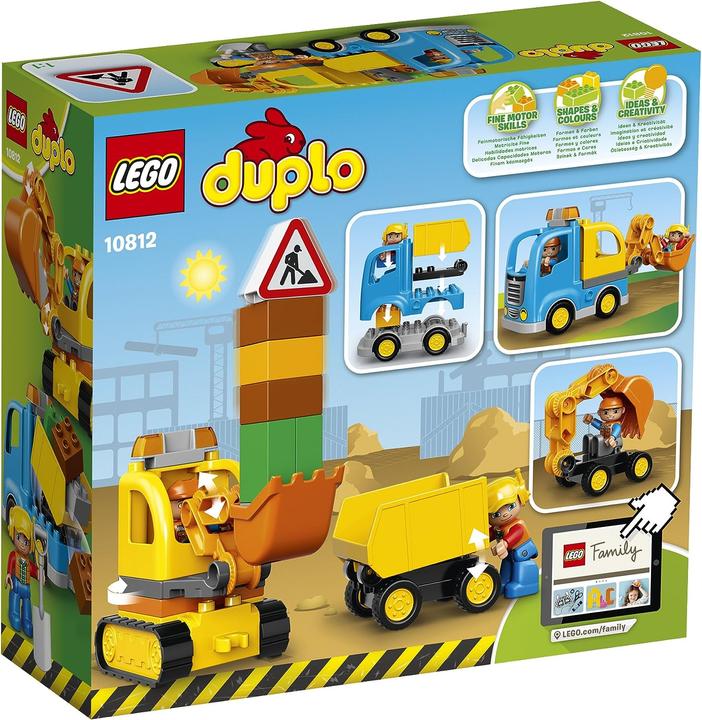 Produktbild LEGO DUPLO Bagger Lastwagen (10812)