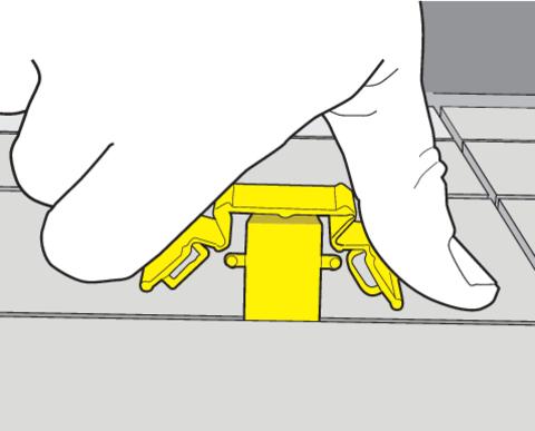 Image du produit Toya Système de nivellement de carreaux Vorel, 100 pièces dans un seau pratique, montage sans outil