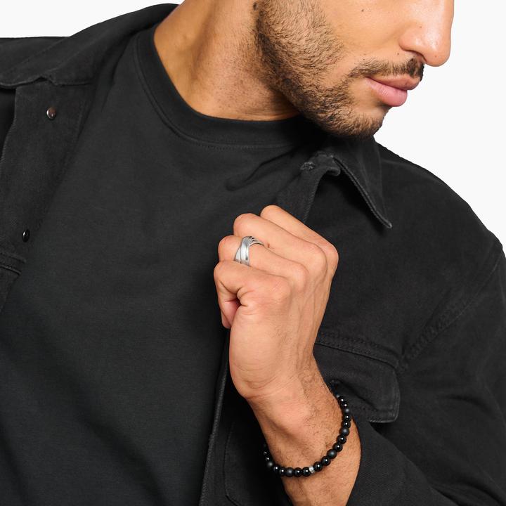 Immagine prodotto Thomas Sabo Ring Duo breit Silber (56, 925 Argento)