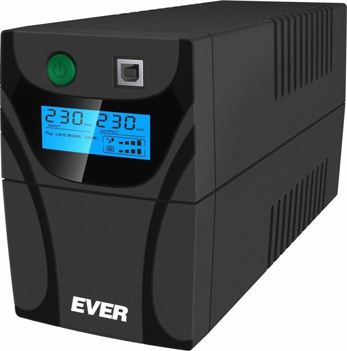 Ever EASYLINE 850 USV (850 VA, 480 W, Interattivo linea UPS)