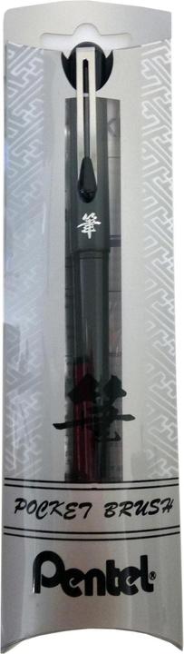 Productafbeelding Pentel Pocket Brush Pen zwart (Zwart, 1 x)