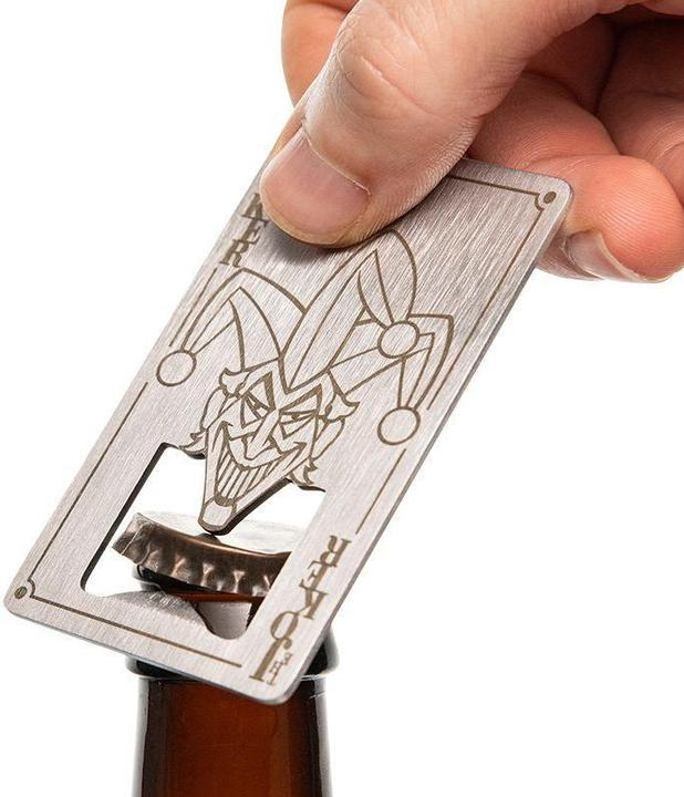 Produktbild Paladone Products Joker Playing Card Bottle Opener (Elektrischer Korkenzieher)