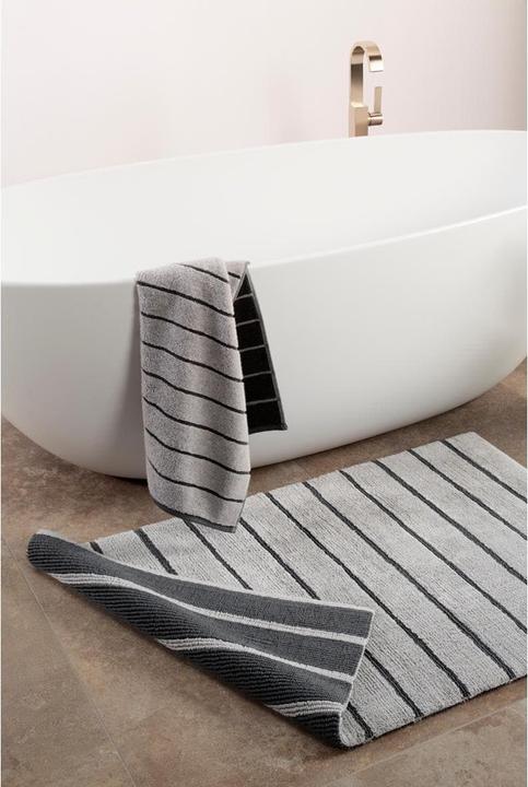 Produktbild Cawö Badteppich Balance Doubleface 60 x 100 cm, Anthrazit (60 x 100 cm)