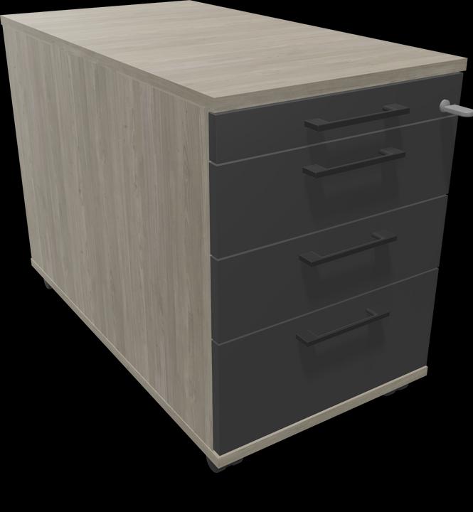 Image du produit Narbutas Caisson à roulettes Optima 8665 (430 x 800 x 594 mm)