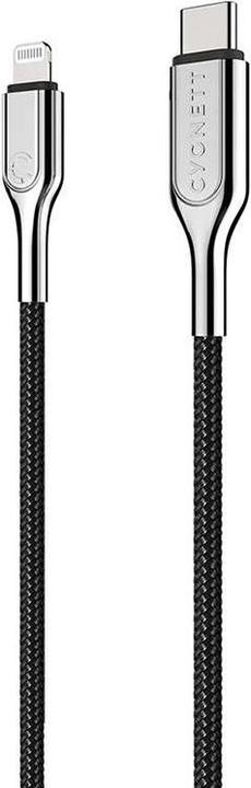 Image du produit Cygnett Câble blindé Lightning vers USB-C 2M - Noir (2 m, USB 3.0, 30 W)