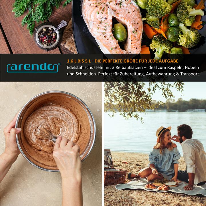Actual product image Arendo Salad bowl set (26 cm, 5 l, 5 x)
