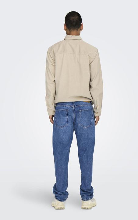 Actual product image Only & Sons Straight cut mid rise jeans Regular fit jeans (32)