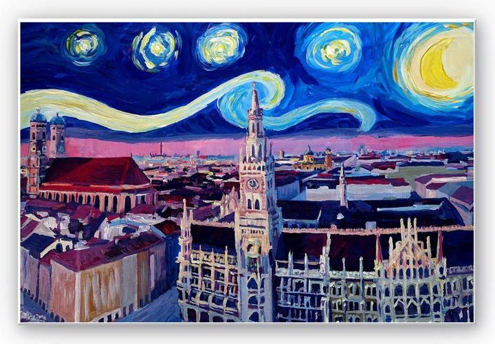 Image du produit Trenddeko Bleichner - Munich de nuit (60 x 40 cm)