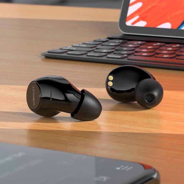 Actual product image Acefast gaming in-ear wireless headphones TWS Bluetooth 5.2, cVc 8.0, aptX, SBC, AAC, 65ms delay wat (Cable)