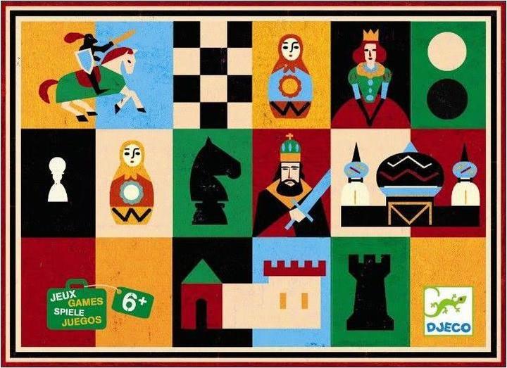 Produktbild Djeco Schach und Dame