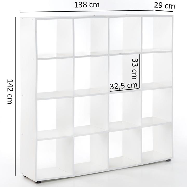 Produktbild FineBuy Bücherregal (108 x 29 x 104 cm)
