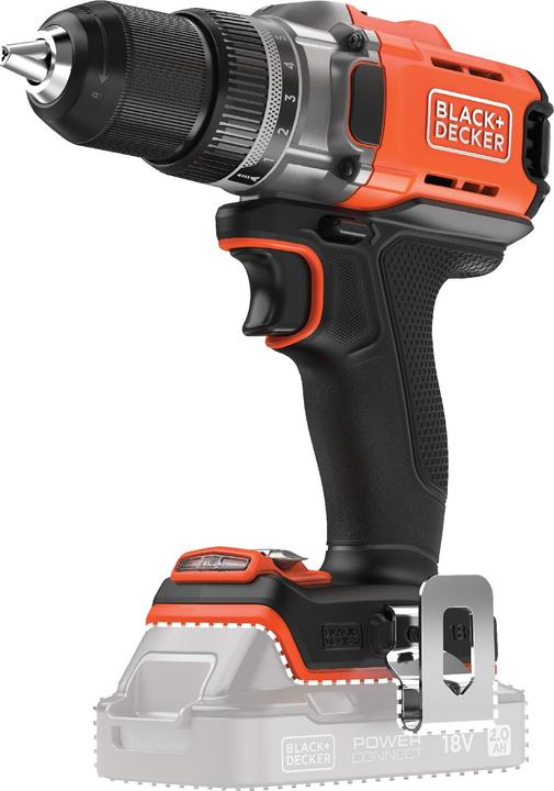 Produktbild Black & Decker Black&Decker Akku-Bohrschrauber 18V, ohne Akku BCD382XN (Akkubetrieb)