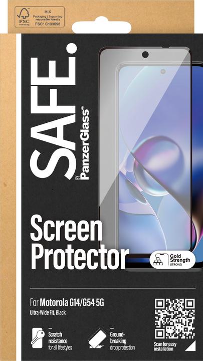 Actual product image Safe Ultra-Wide Fit (1 Piece, Motorola Moto G54, Motorola Moto G14)