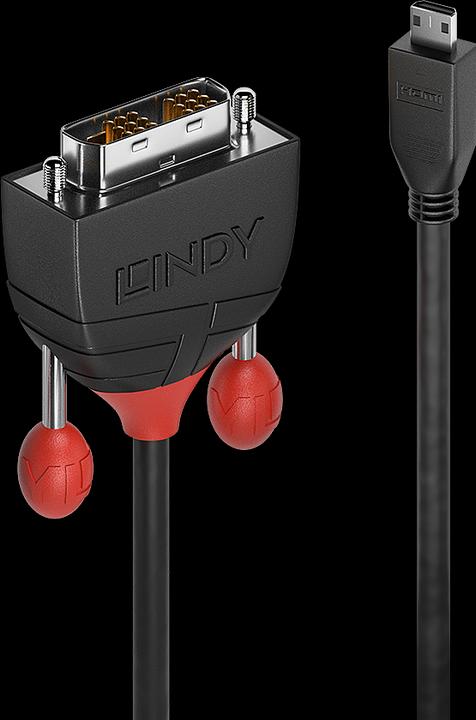 Immagine prodotto Lindy micro HDMI (Typ D) — DVI (2 m, HDMI, DVI)