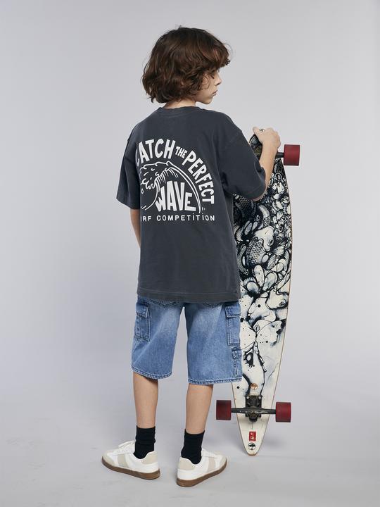 Immagine prodotto Jonen Camicia oversize da ragazzo con stampe e cotone riciclato (128)