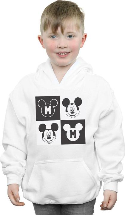 Produktbild Disney Mickey Mouse Smiling Squares Kapuzenpullover Jungen (128)