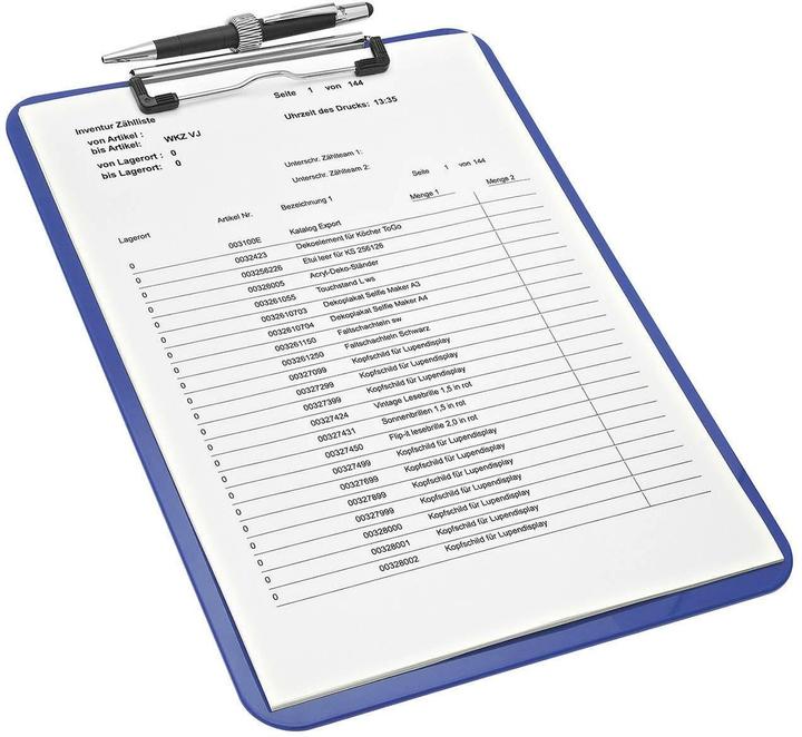 Actual product image Wedo clipboard (22.7 x 32.9 cm)