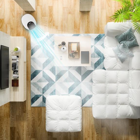 Produktbild Domo DO157A humidifier Black, White (40 dB)
