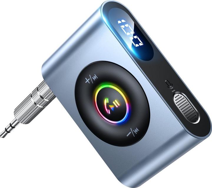 Actual product image Joyroom Bluetooth 5.3 AUX receiver JR-CB1 (grey) (Receiver)