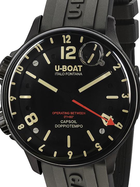 U-Boat 8770/A Capsoil Qs. Doppotempo DLC 45mm 10ATM (Swiss Made, 45 mm)