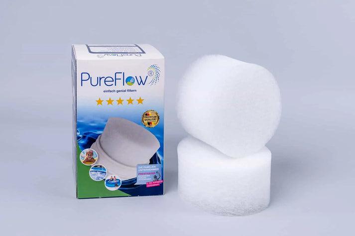 Produktbild Pure Flow Filtersysteme PureFlow Filtermaterial für Kartuschenfilter - Durchmesser 10 cm (2 Stück)