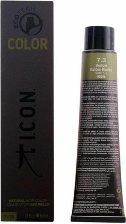 Image du produit I.C.O.N. ECOTECH COLOR couleur naturelle #7.3 blond doré moyen 60 ml (7.3)