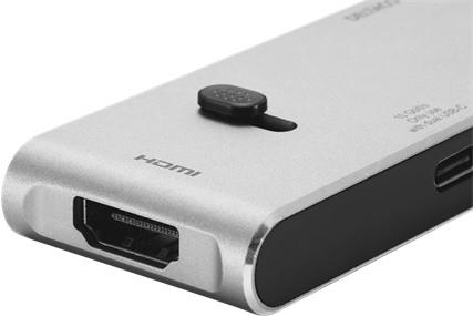 Actual product image Deltaco USB-C Docking Station USBC-HDMI21 2xUSB-C,2xUSB-A,(mic)SD,HDMI (USB-C, 7 Ports)